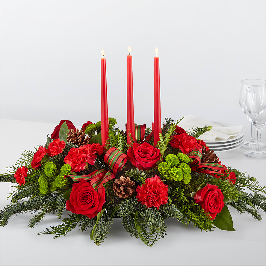 By the Candlelight Centerpiece – Watsons Florist, Sullivan MO