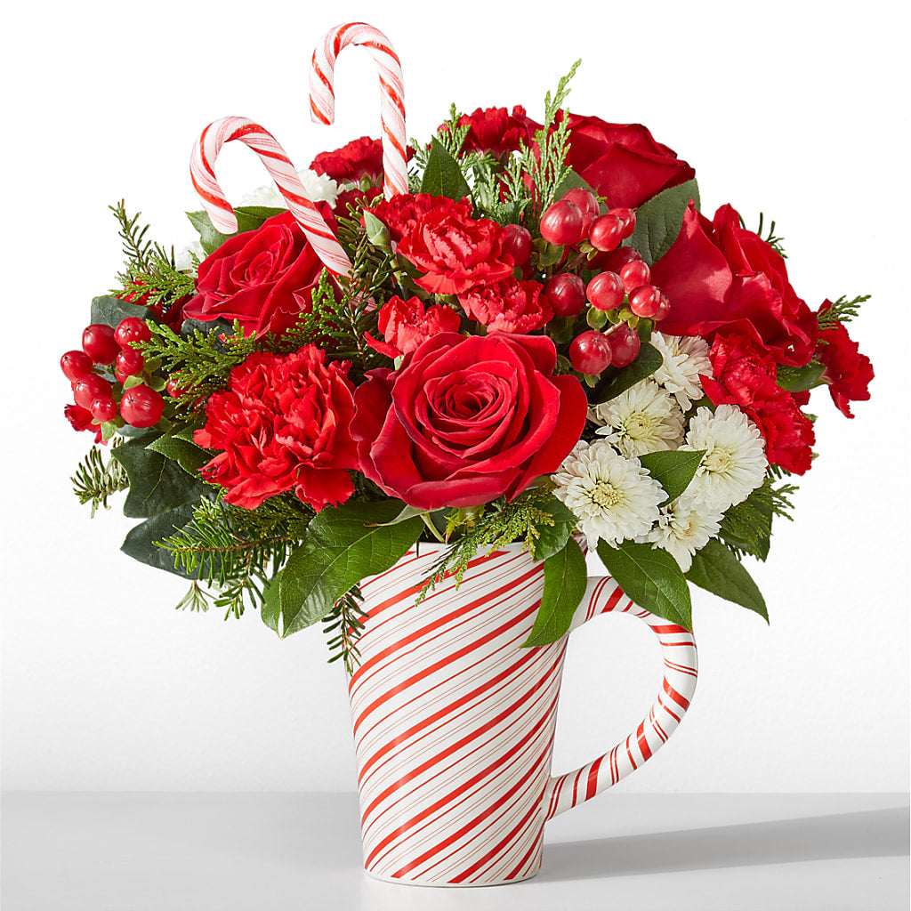 Peppermint Swirl Mug – Watsons Florist, Sullivan MO