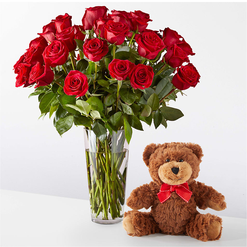 Romantic Long Stem Red Rose Bouquet Bundles – Watsons Florist, Sullivan MO