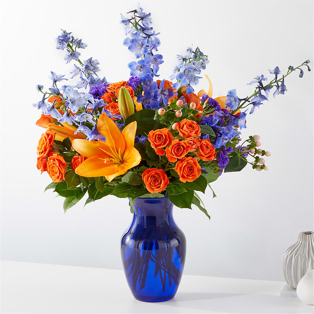 Radiant Citrus Bouquet – Watsons Florist, Sullivan MO