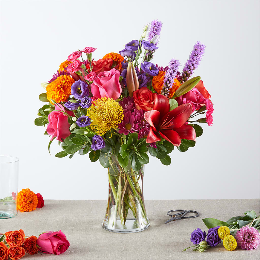 Feast of Color – A Florist Original – Watsons Florist, Sullivan MO