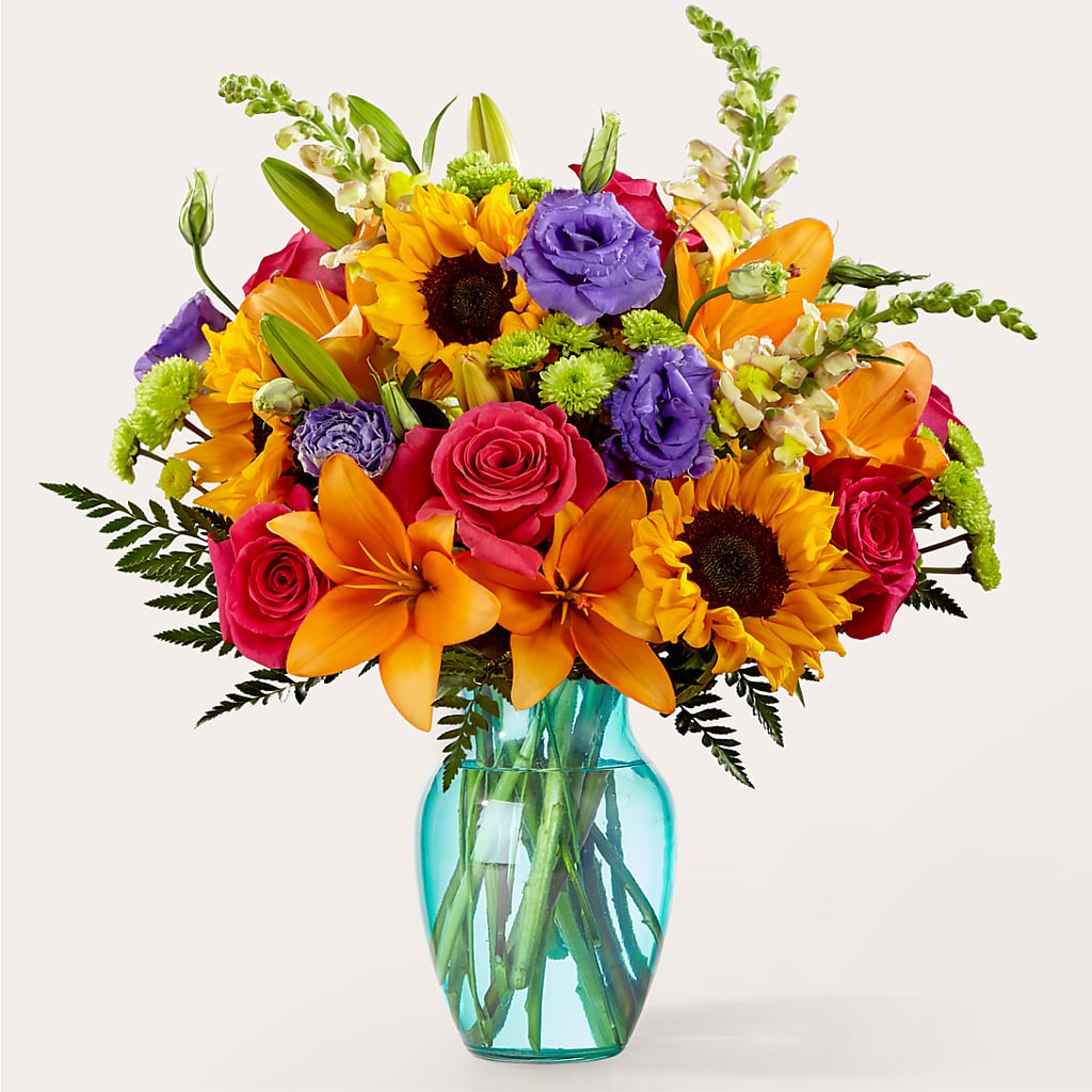 Double Rainbow Bouquet – Watsons Florist, Sullivan MO
