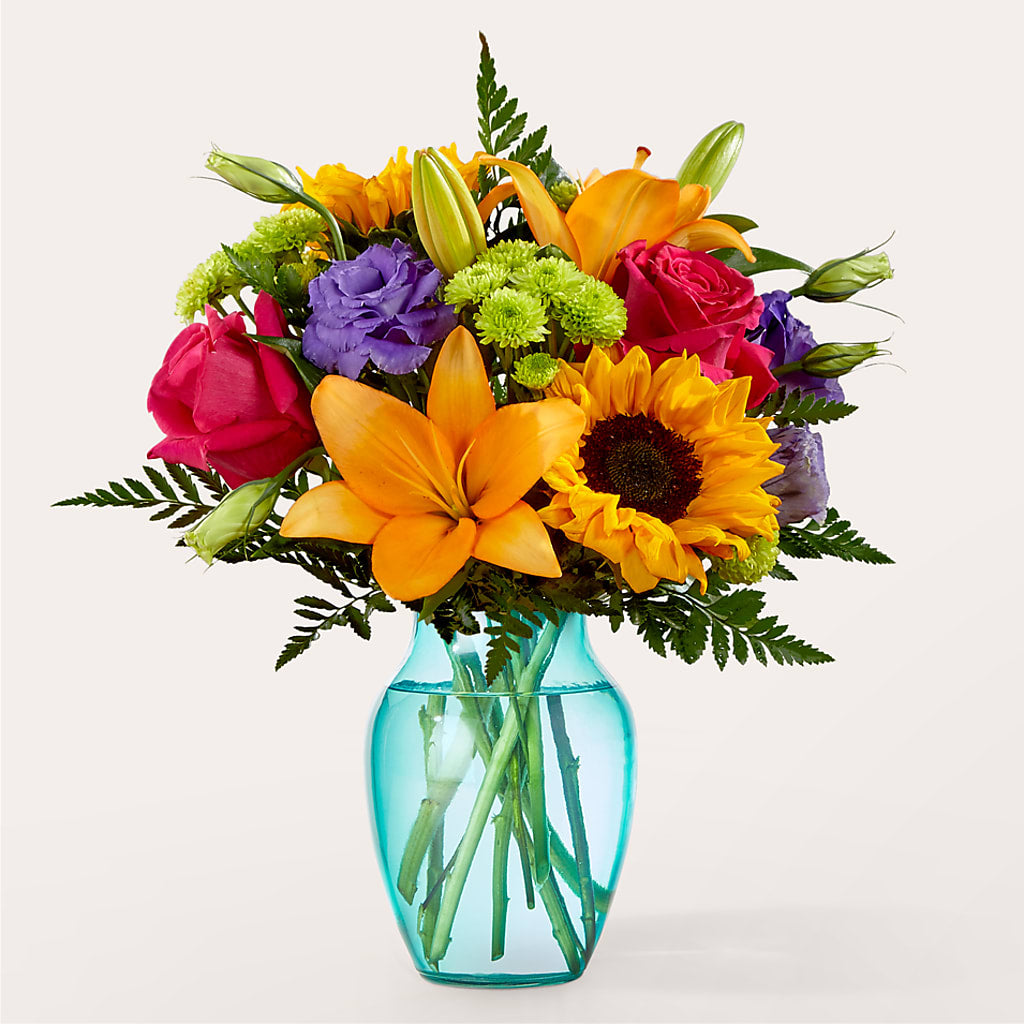 Double Rainbow Bouquet – Watsons Florist, Sullivan MO