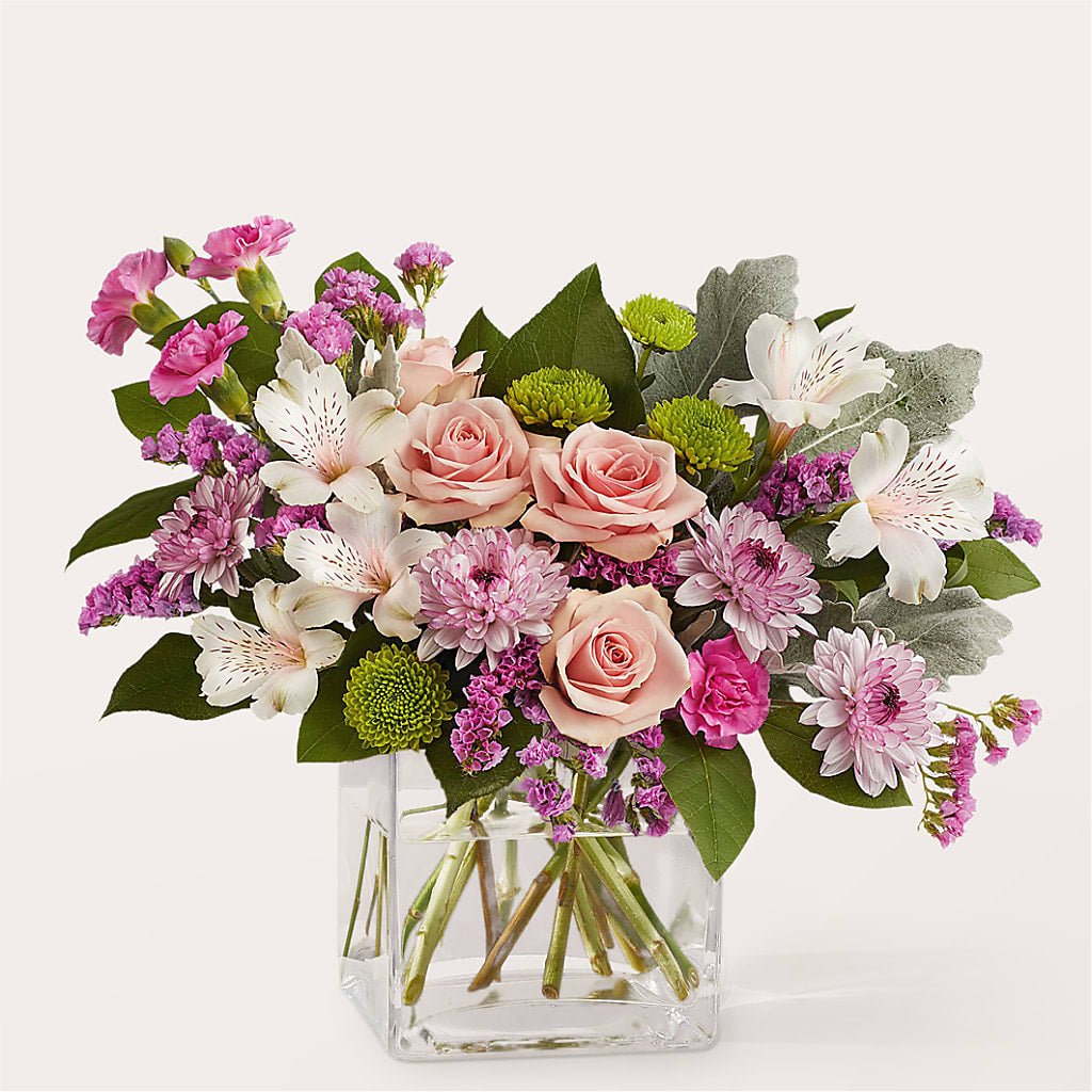 Pink Suede Bouquet – Watsons Florist, Sullivan MO