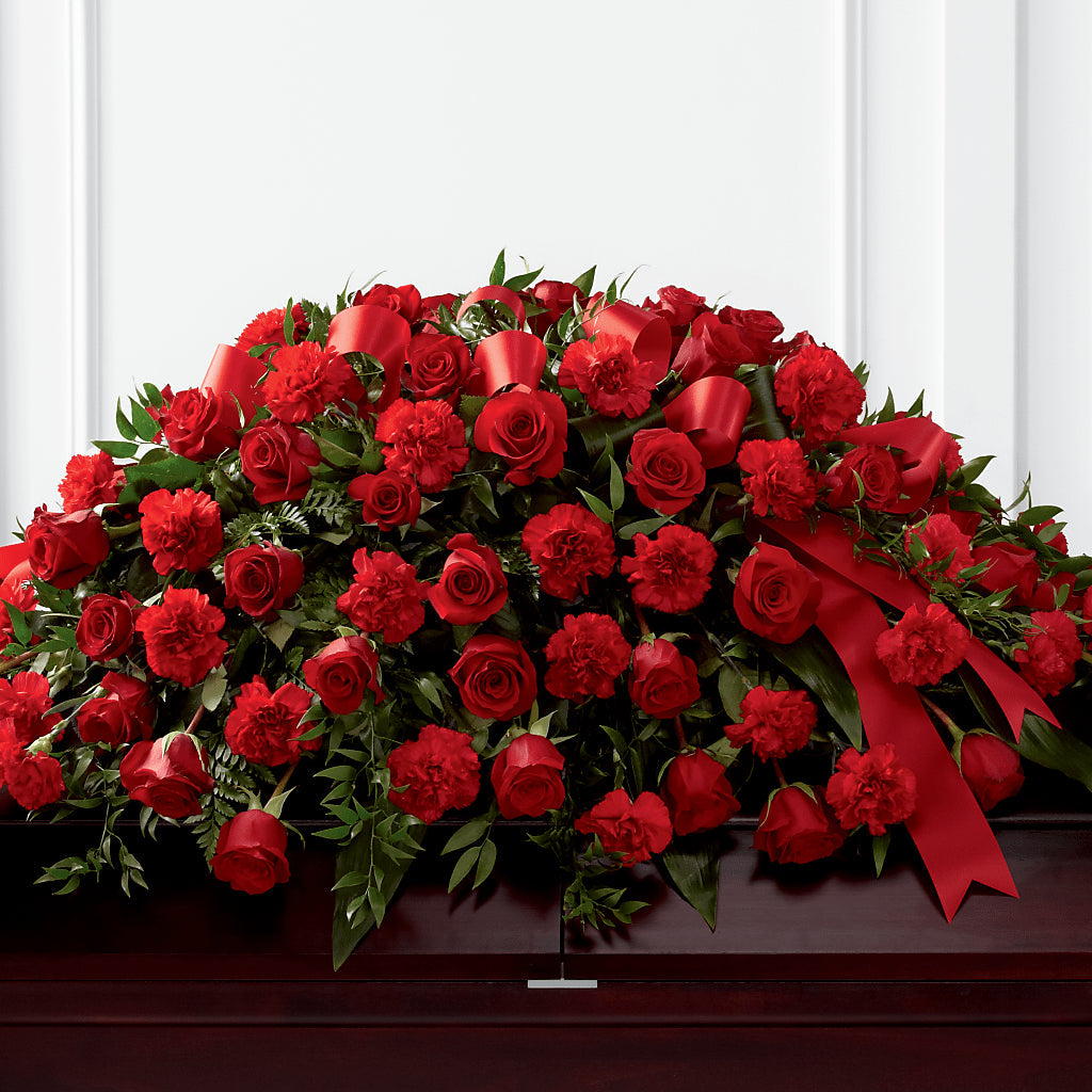 Tribute of Life Casket Spray – Watsons Florist, Sullivan MO