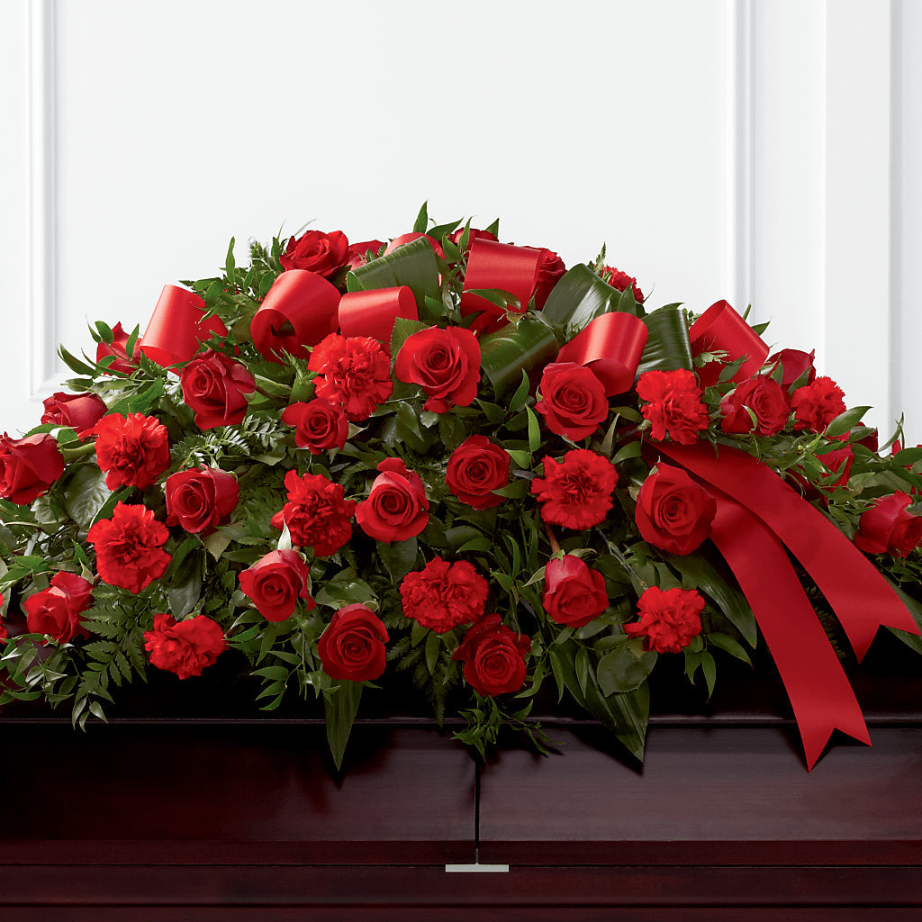 Tribute of Life Casket Spray – Watsons Florist, Sullivan MO