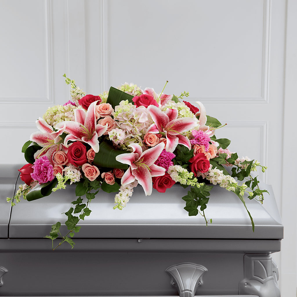 Splendid Grace Casket Spray – Watsons Florist, Sullivan MO