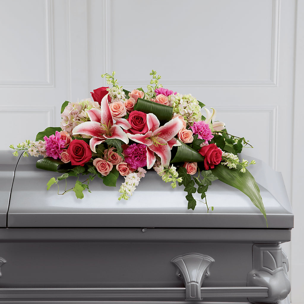 Splendid Grace Casket Spray – Watsons Florist, Sullivan MO