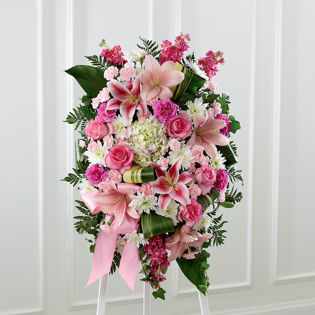 Comforting Standing Spray – Watsons Florist, Sullivan MO