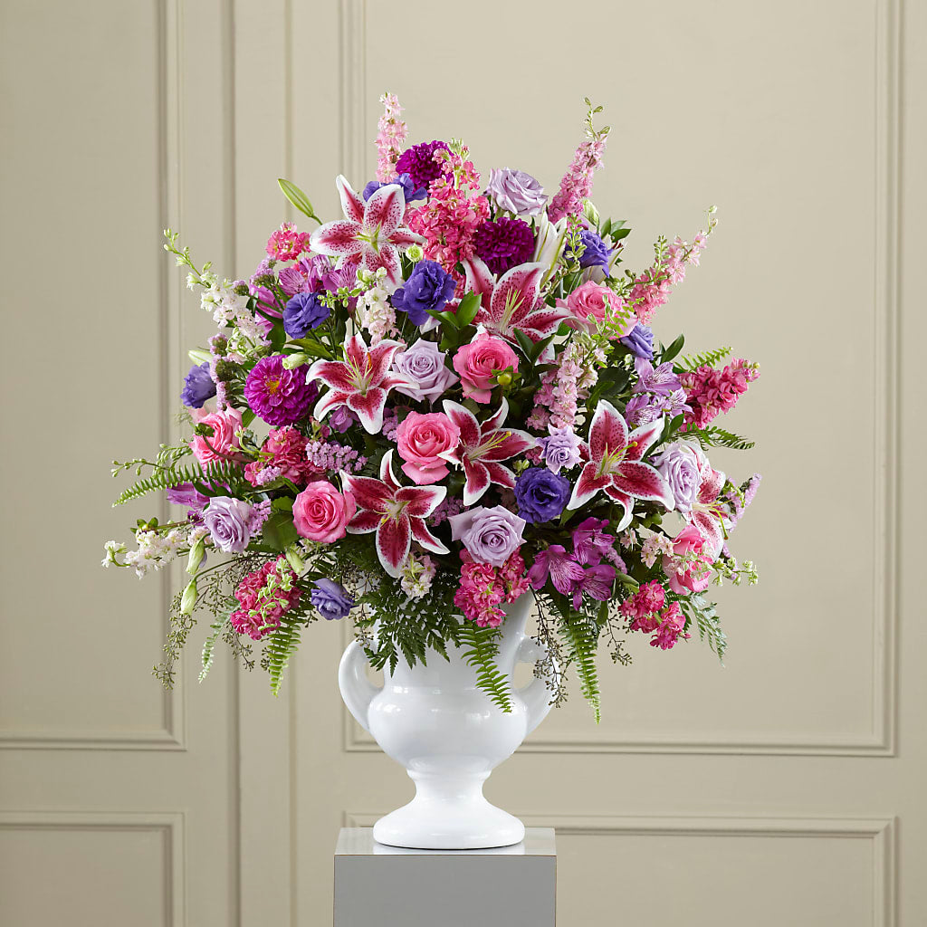 Peaceful Tribute Arrangement – Watsons Florist, Sullivan MO