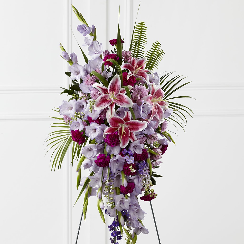 Tender Touch Standing Spray – Watsons Florist, Sullivan MO
