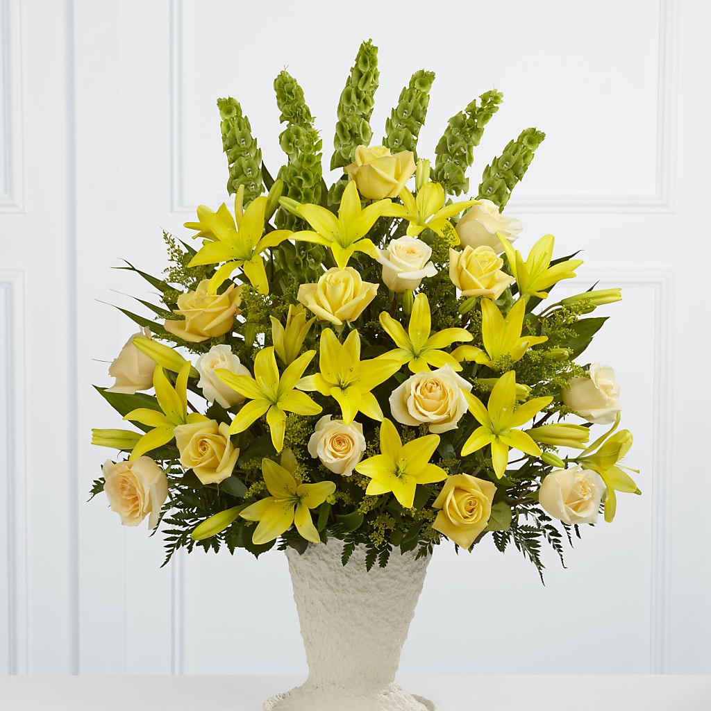 Golden Memories Arrangement – Watsons Florist, Sullivan MO
