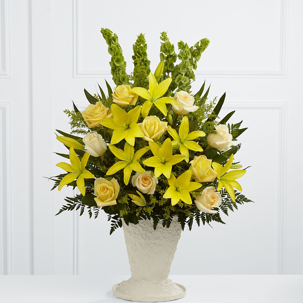 Golden Memories Arrangement – Watsons Florist, Sullivan MO