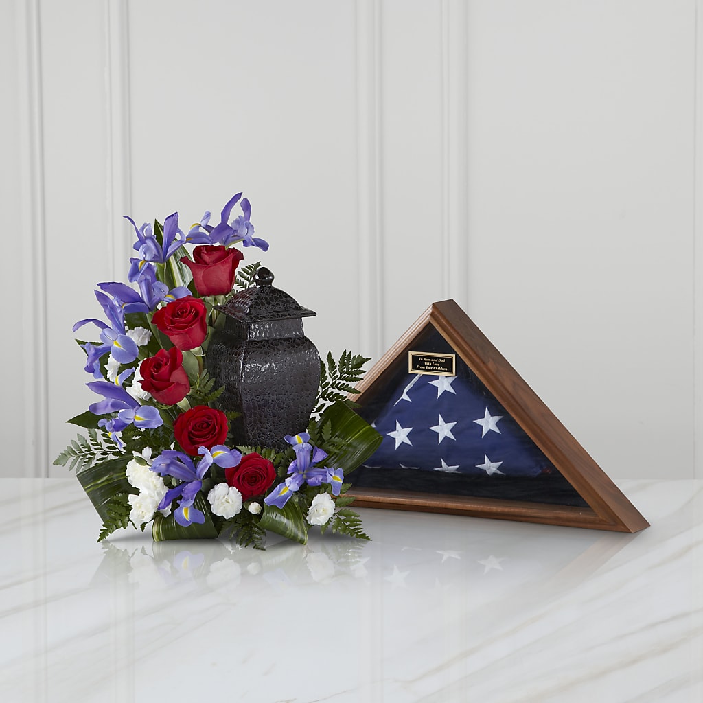 Patriotic Tribute Arrangement – Watsons Florist, Sullivan MO