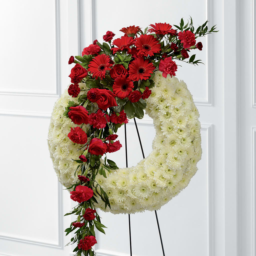 Graceful Tribute Wreath – Watsons Florist, Sullivan MO