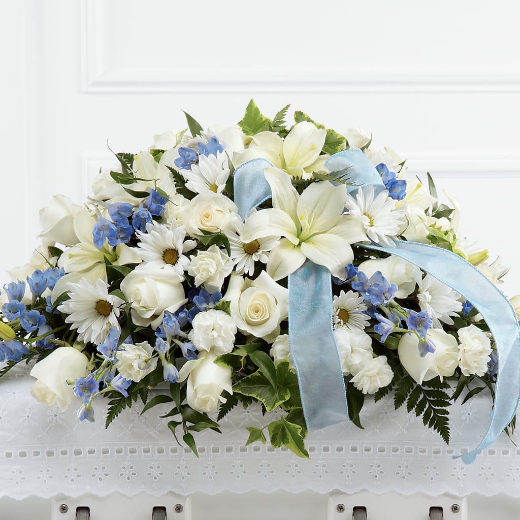 Tender Treasure Casket Spray – Watsons Florist, Sullivan MO