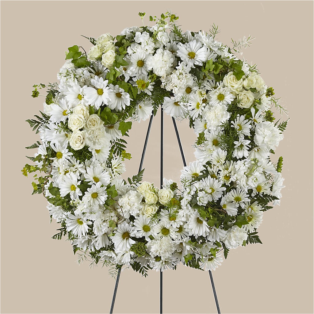 Faithful Wishes Wreath – Watsons Florist, Sullivan MO