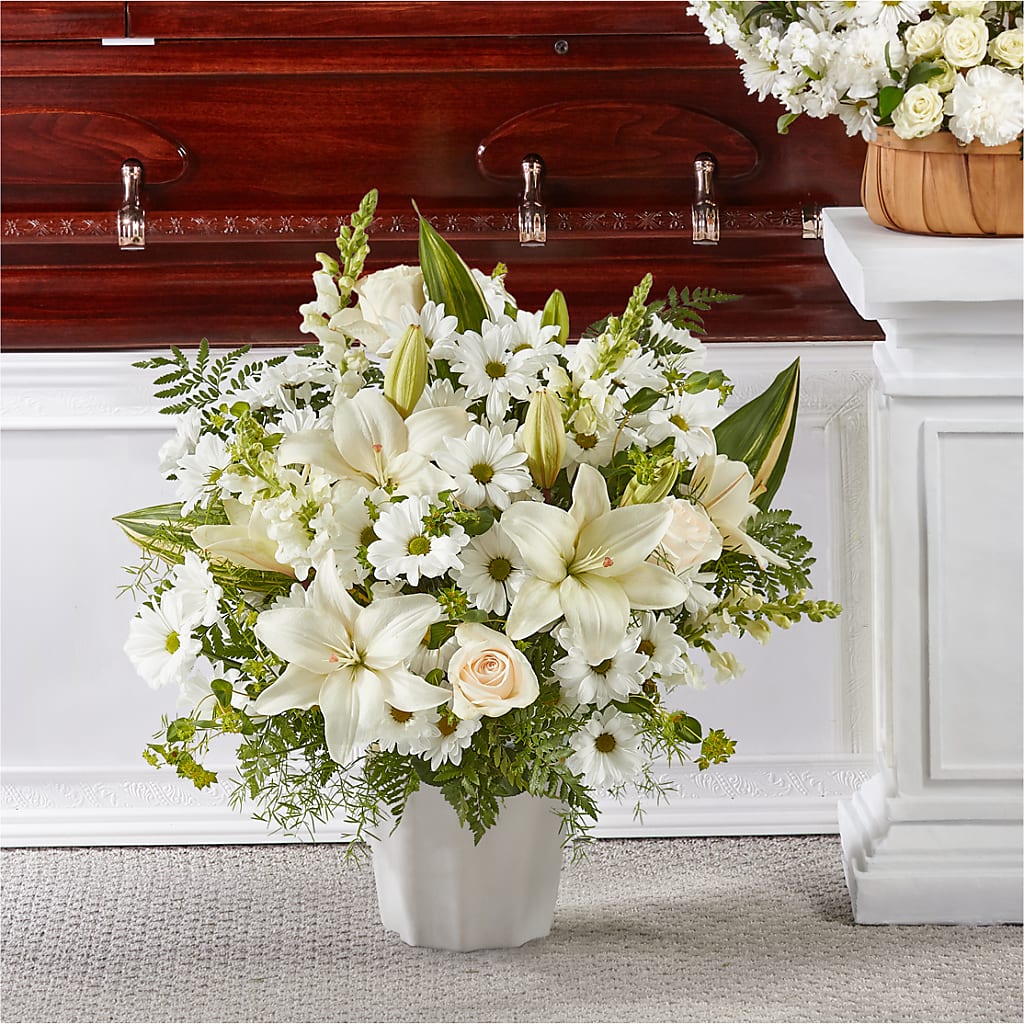 Thoughts of Tranquility Floor Basket – Watsons Florist, Sullivan MO