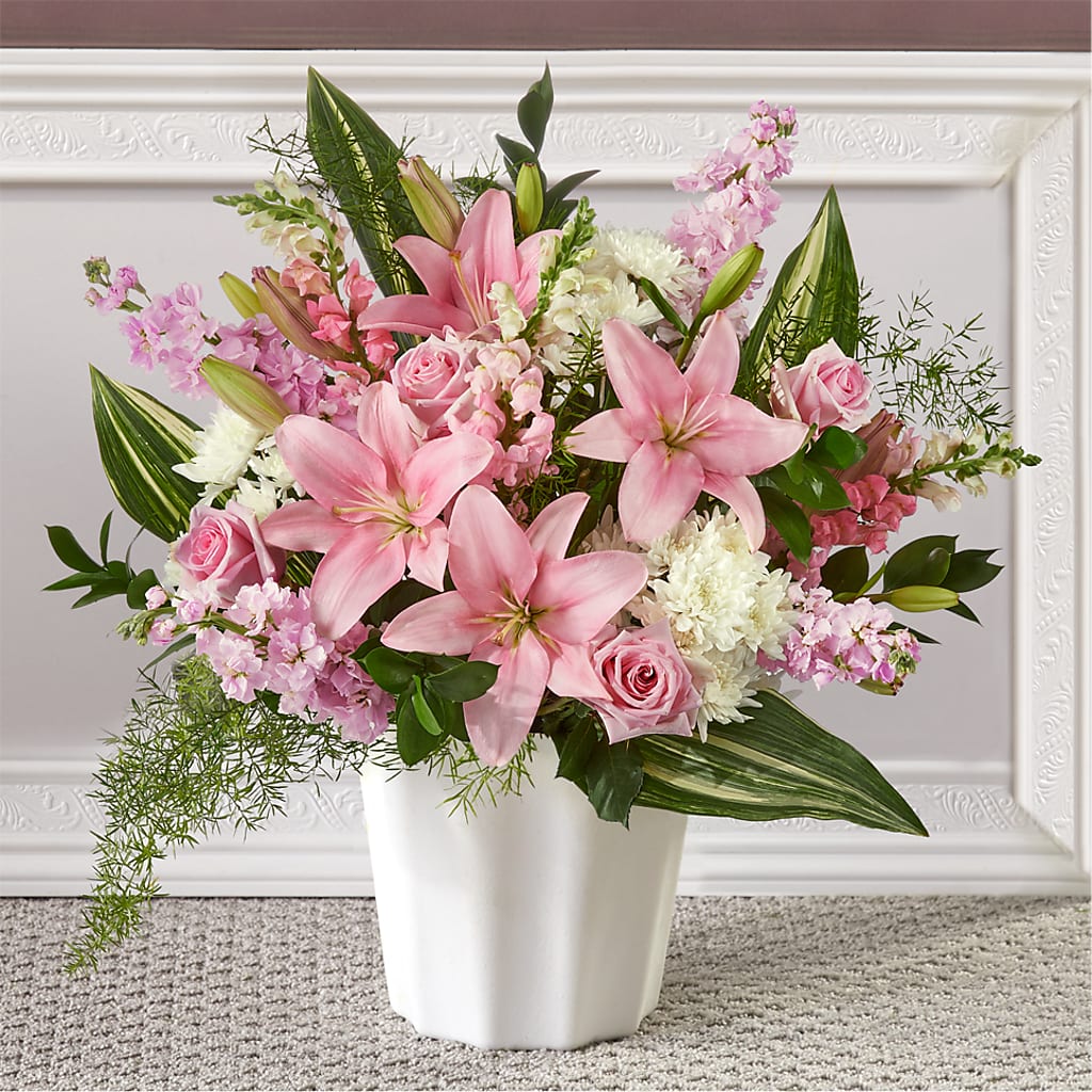 Simply Serene Floor Basket – Watsons Florist, Sullivan MO