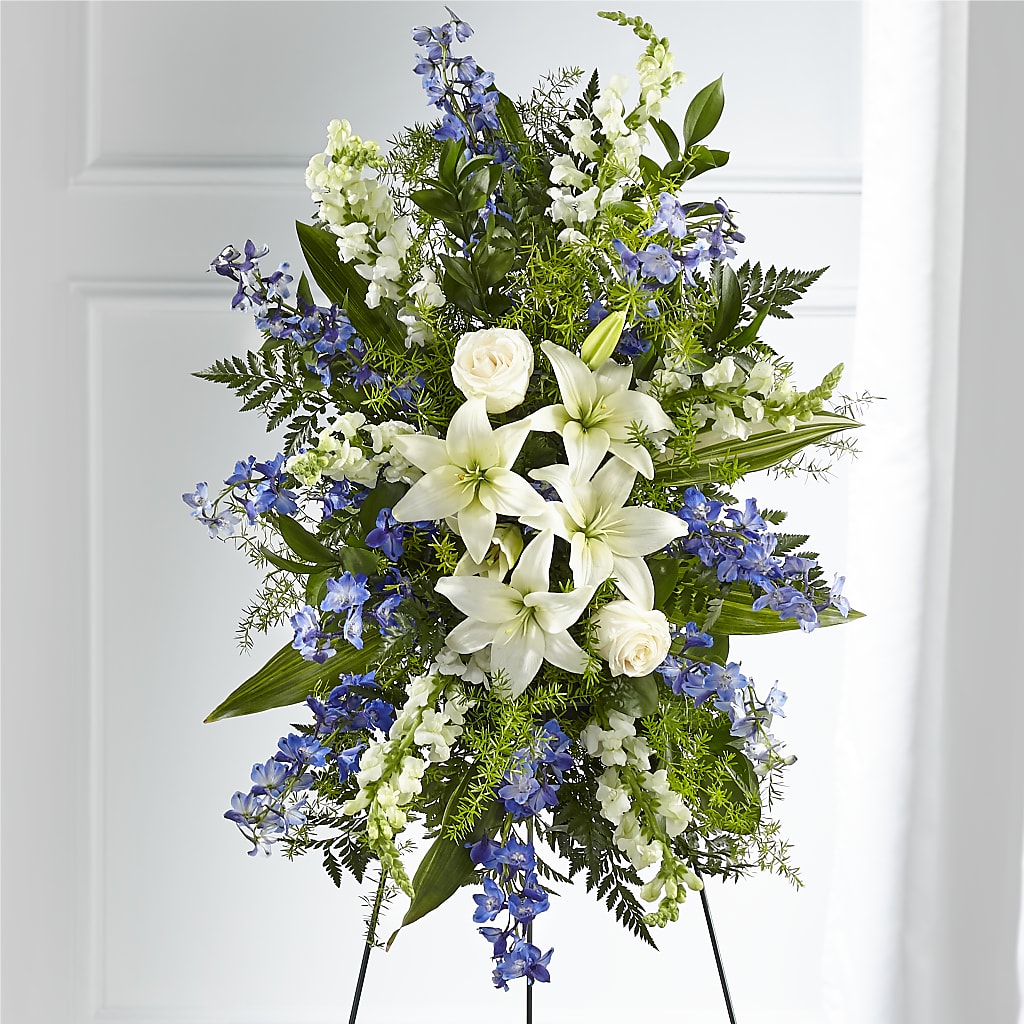 Faithful Friend Standing Spray – Watsons Florist, Sullivan MO
