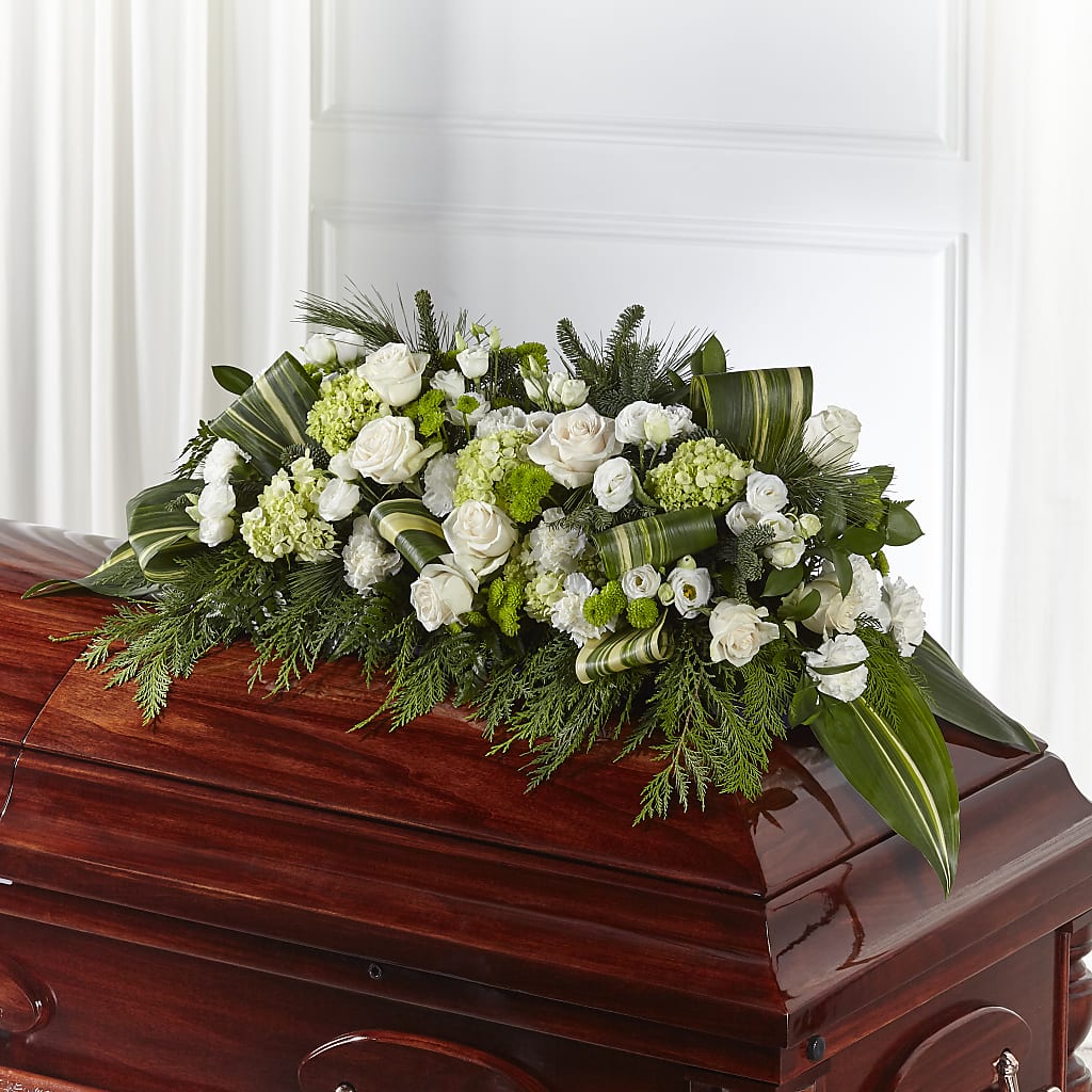 Hopeful Gesture Casket Spray – Watsons Florist, Sullivan MO
