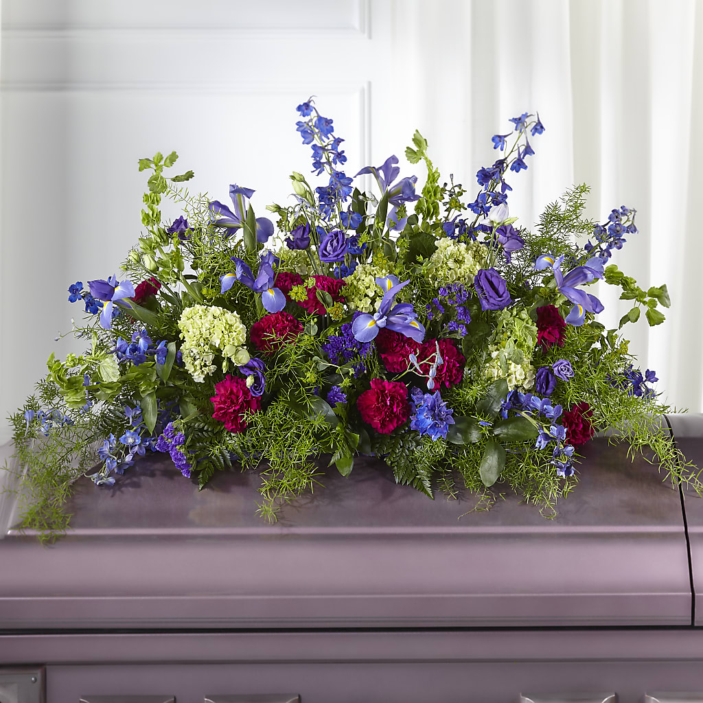 Always Treasured Casket Spray – Watsons Florist, Sullivan MO