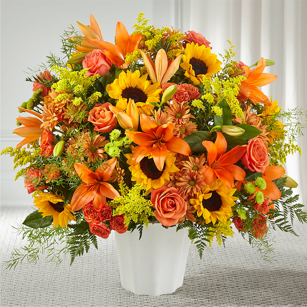 Harvest Thoughts Floor Basket – Watsons Florist, Sullivan MO