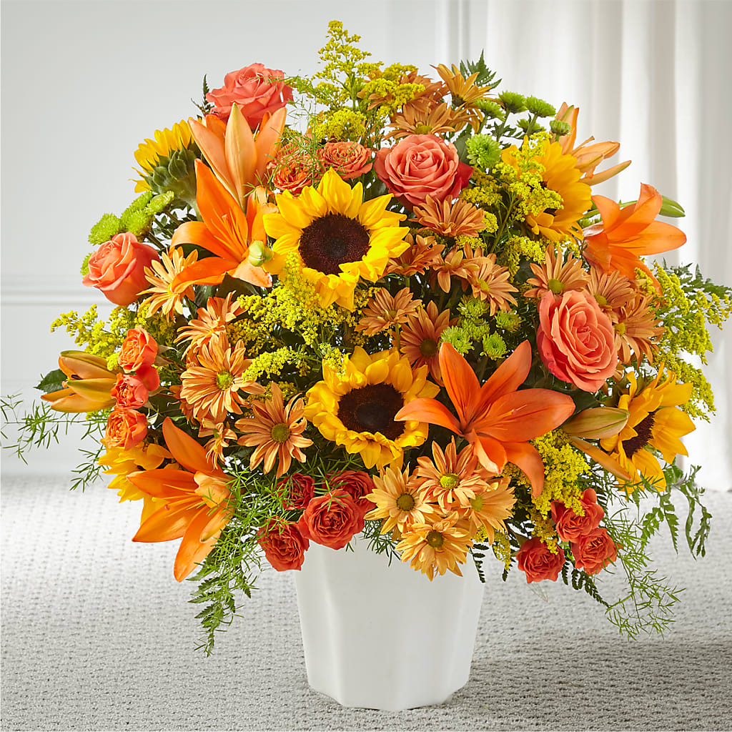 Harvest Thoughts Floor Basket – Watsons Florist, Sullivan MO