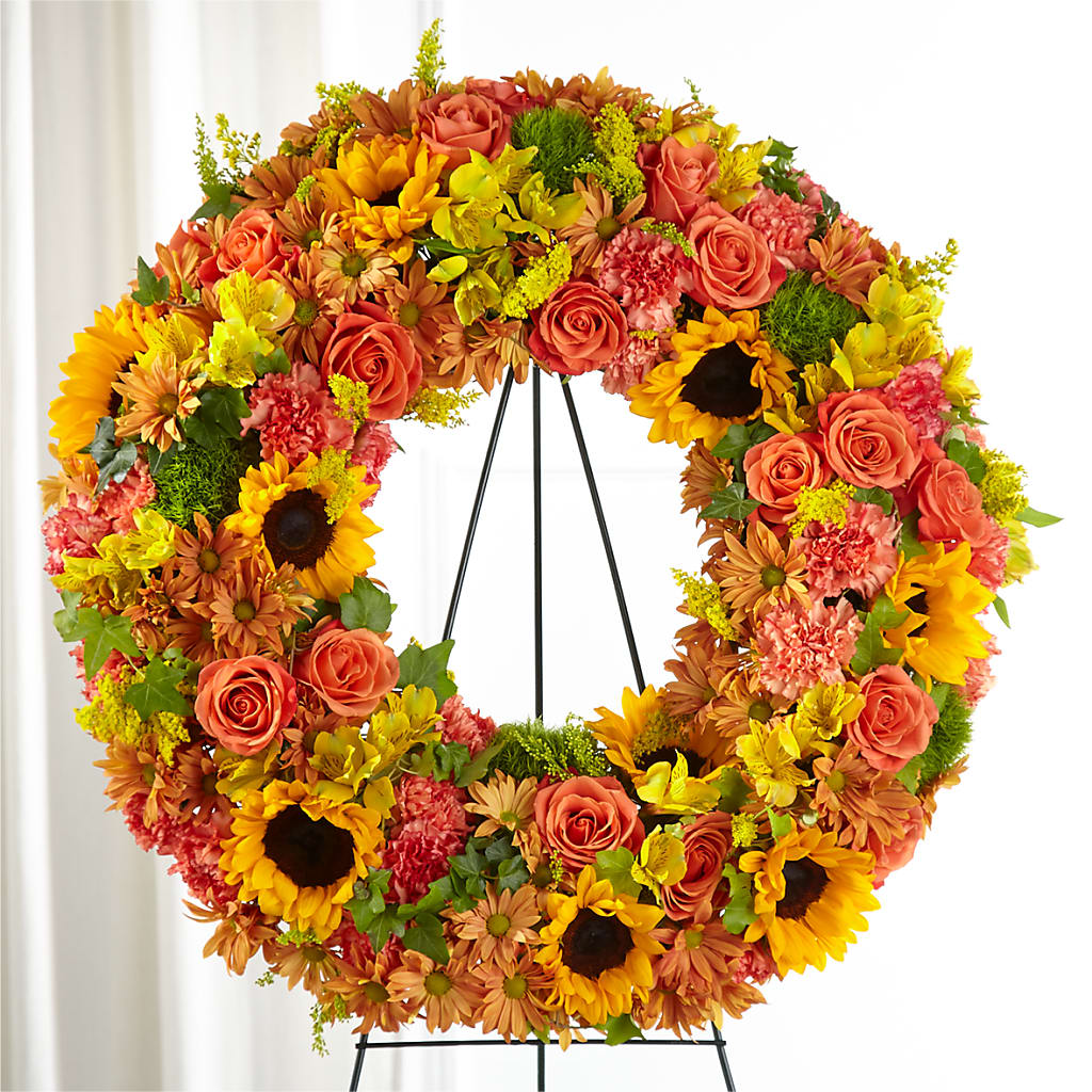 Autumnal Memories Wreath (Standard) – Watsons Florist, Sullivan MO