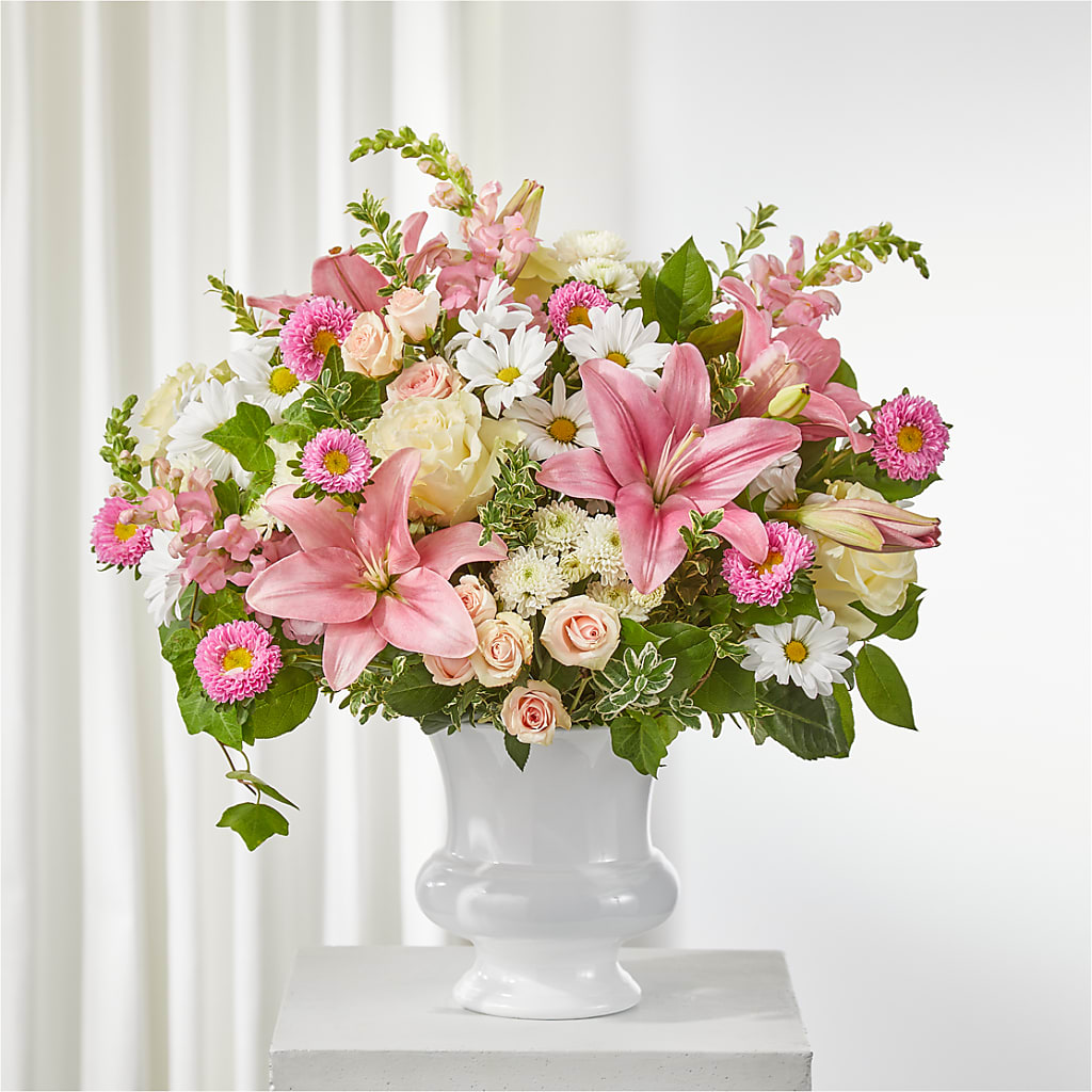 Empathetic Blooms Urn Arrangement – Watsons Florist, Sullivan MO