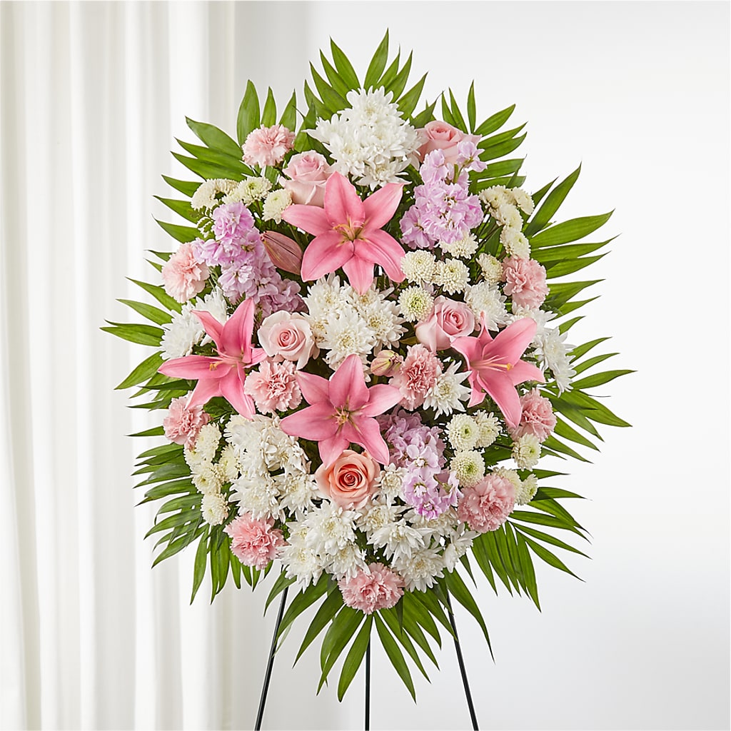 Offering Solace Standing Spray – Watsons Florist, Sullivan MO