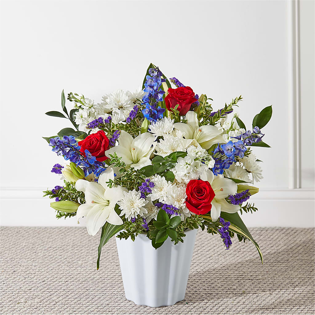 Consoled Floor Basket – Watsons Florist, Sullivan MO