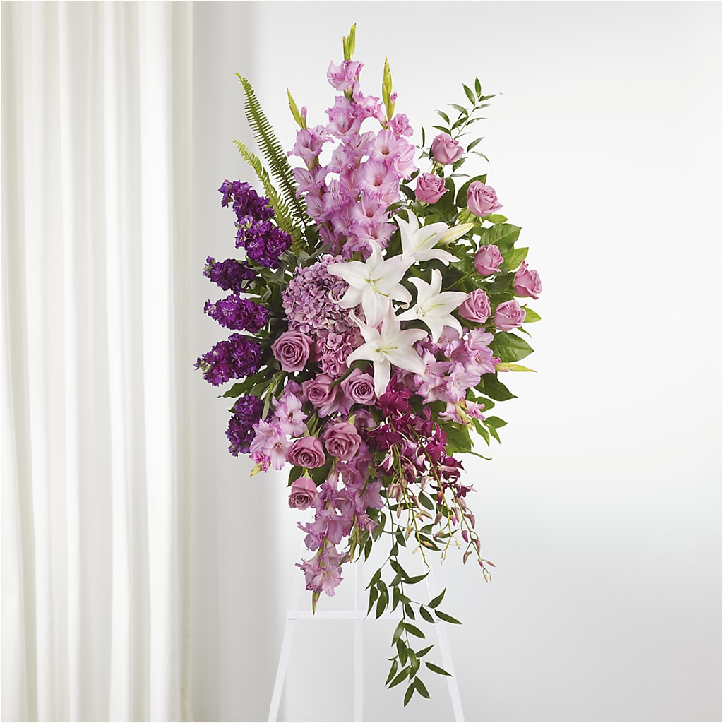 Never Alone Standing Spray – Watsons Florist, Sullivan MO