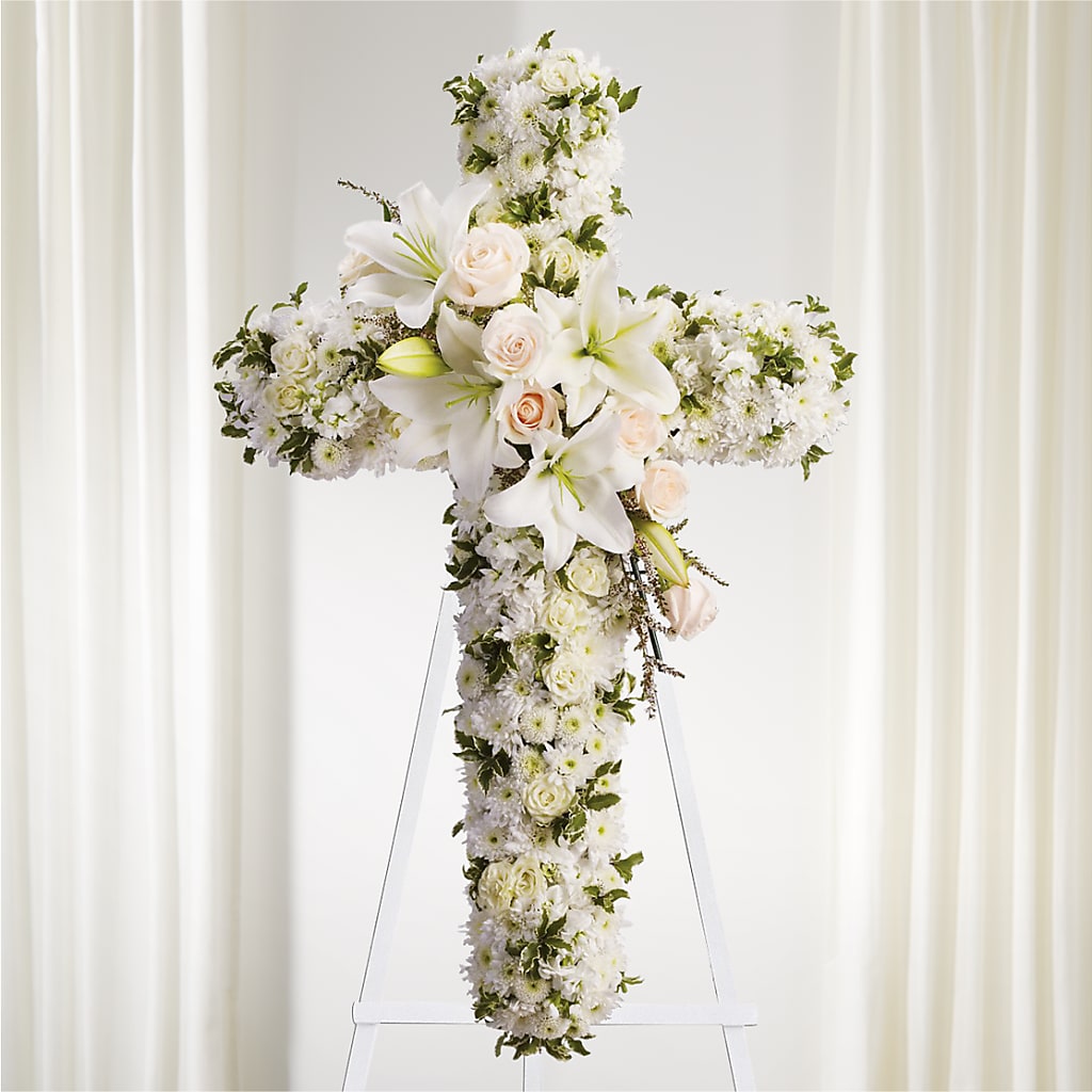Spiritual Guidance Standing Spray – Watsons Florist, Sullivan MO