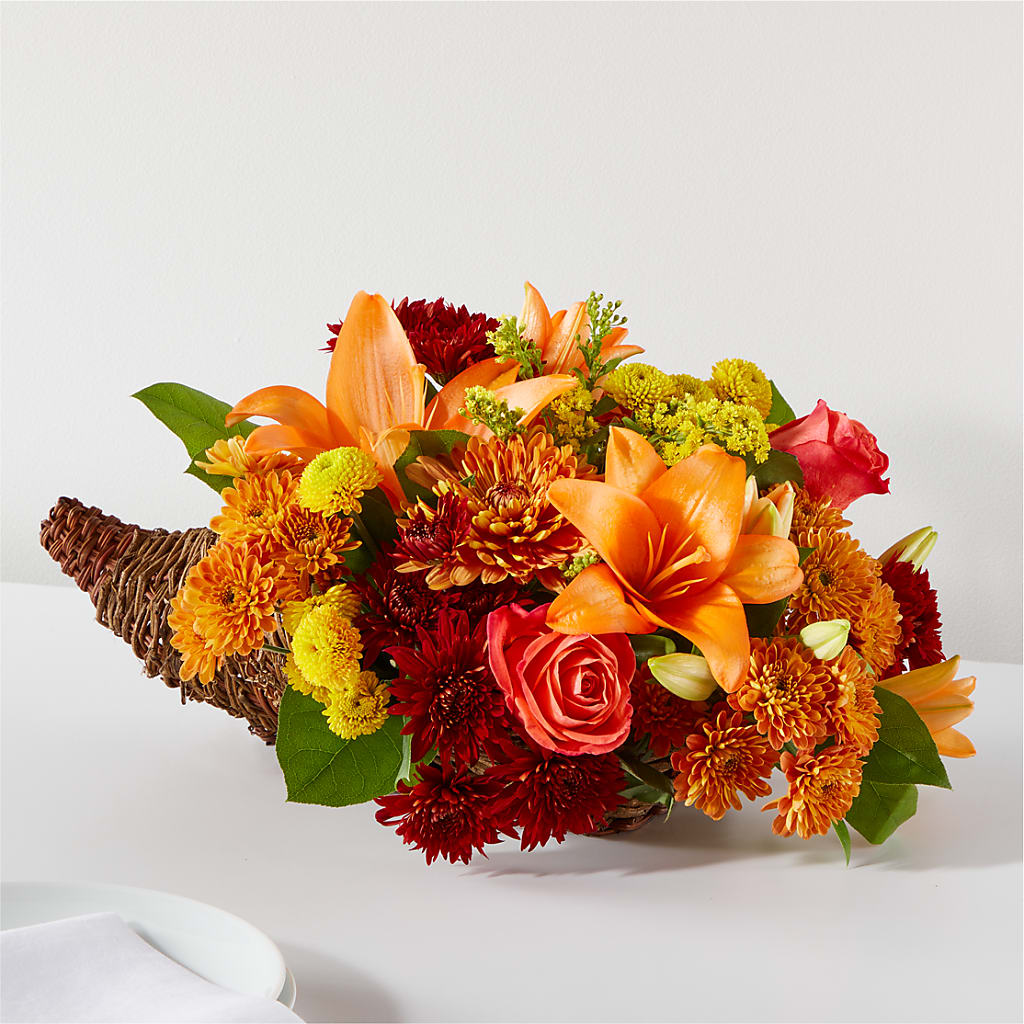 Bouquet of Blessings Cornucopia – Watsons Florist, Sullivan MO