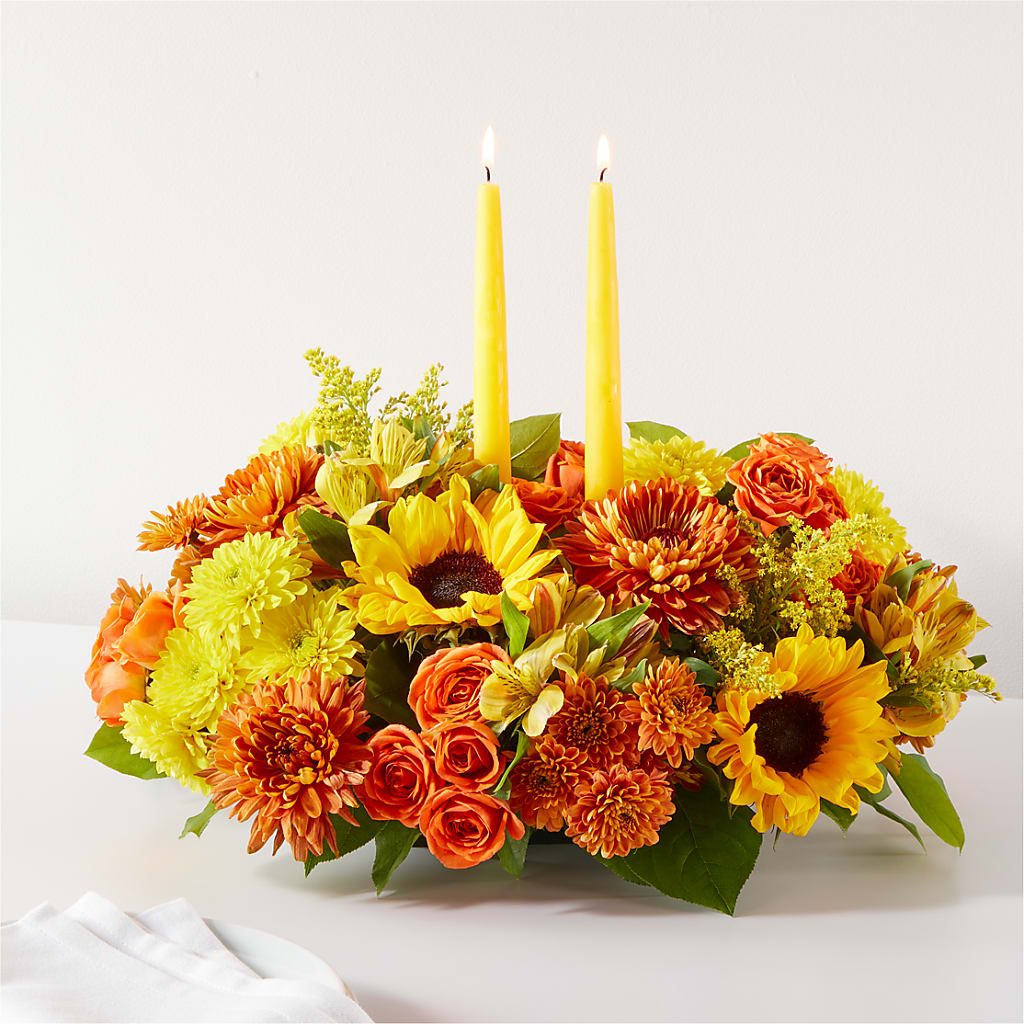 Autumn Harmony Centerpiece – Watsons Florist, Sullivan MO