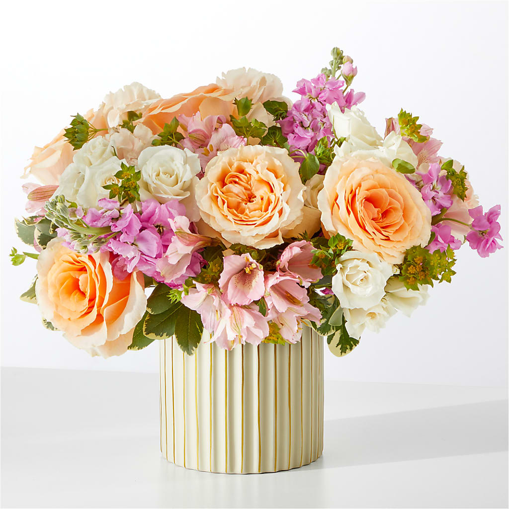 Paradise Bouquet with Ivory Vase – Watsons Florist, Sullivan MO