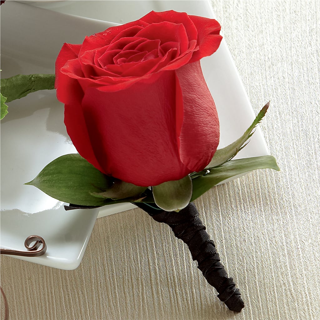 Red Rose Boutonniere – Watsons Florist, Sullivan MO