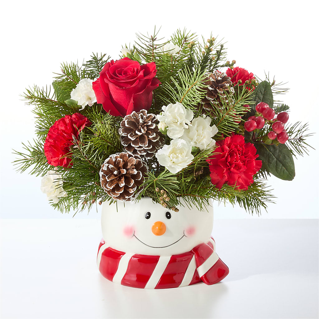 Jolly Snowman Bouquet –  Watsons Florist, Sullivan MO