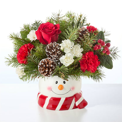 Jolly Snowman Bouquet –  Watsons Florist, Sullivan MO