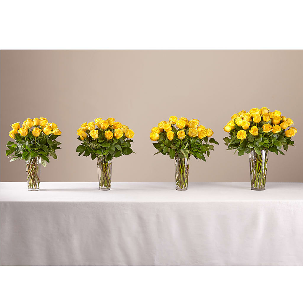 Long Stem Yellow Rose Bouquet –  Watsons Florist, Sullivan MO