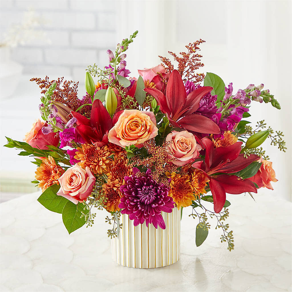 Burgundy Landscape Bouquet –  Watsons Florist, Sullivan MO