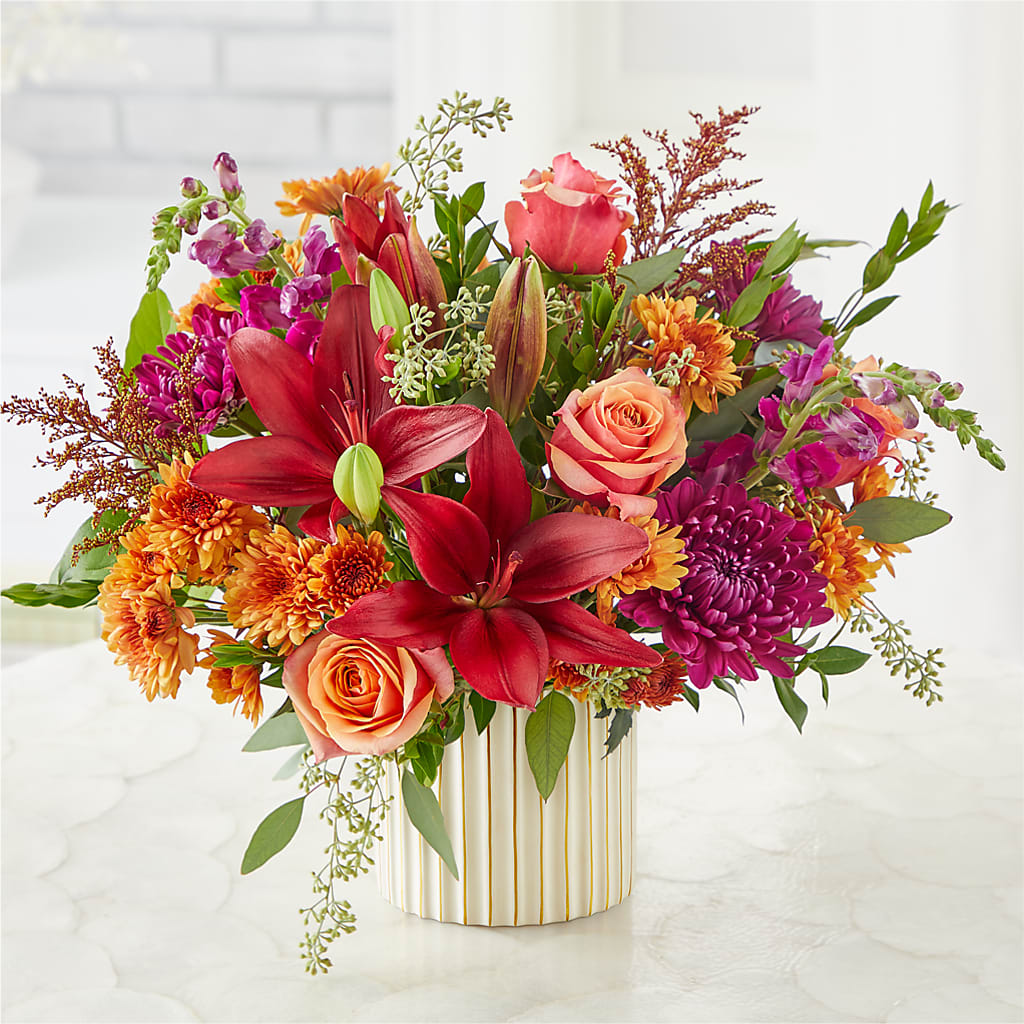 Burgundy Landscape Bouquet –  Watsons Florist, Sullivan MO