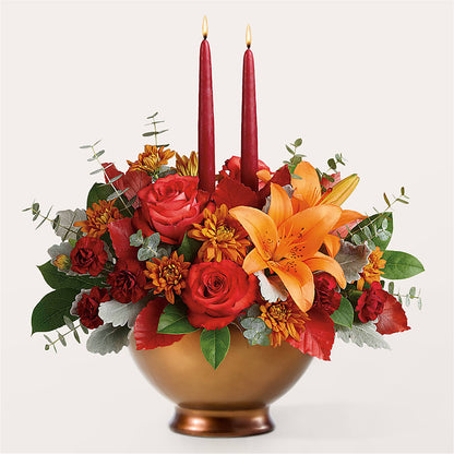 Fruits of Fall Centerpiece –  Watsons Florist, Sullivan MO