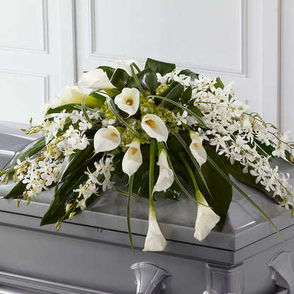 Angel Wings Casket Spray –  Watsons Florist, Sullivan MO