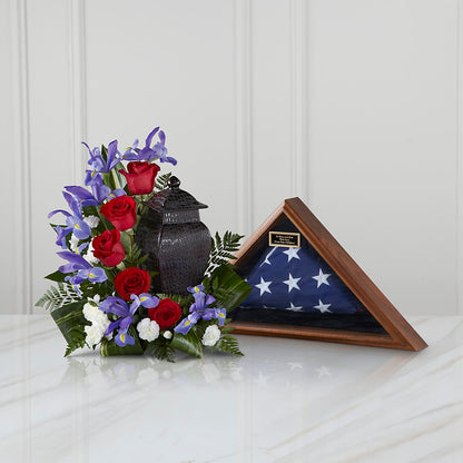 Patriotic Tribute Arrangement –  Watsons Florist, Sullivan MO