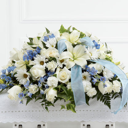Tender Treasure Casket Spray –  Watsons Florist, Sullivan MO