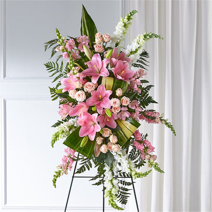 Elegant Embrace Standing Spray –  Watsons Florist, Sullivan MO
