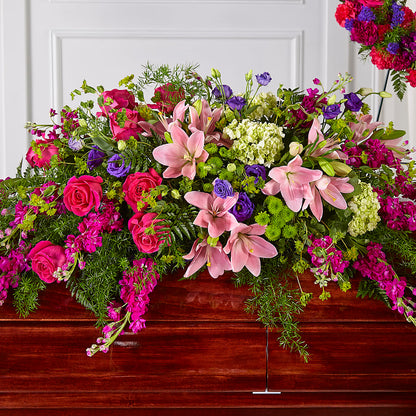Radiant Tribute Casket Spray –  Watsons Florist, Sullivan MO