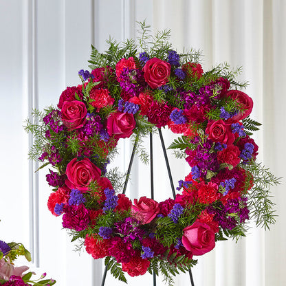 Calming Colors Wreath –  Watsons Florist, Sullivan MO